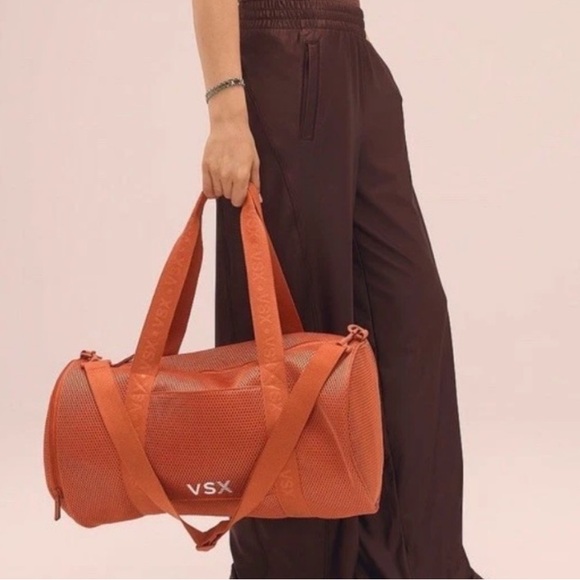 Victoria's Secret VSX Mesh Duffle Bag IN ORANGE